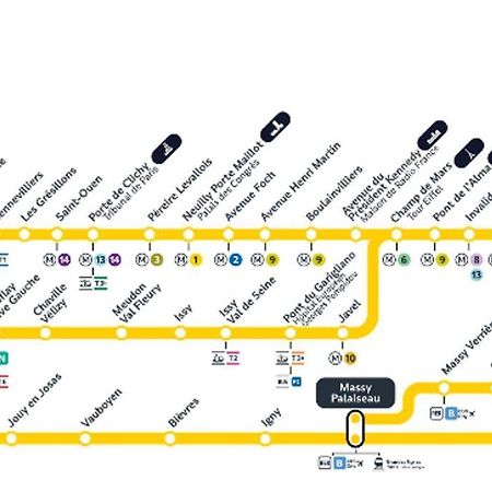 Appartement Aux Portes De Paris Ivry-sur-Seine Eksteriør bilde